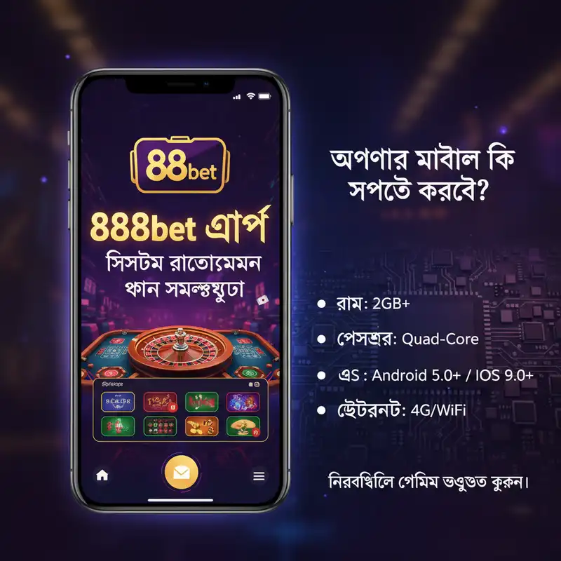 888bet অ্যাপ সিস্টেম রিকোয়ারমেন্ট গাইড